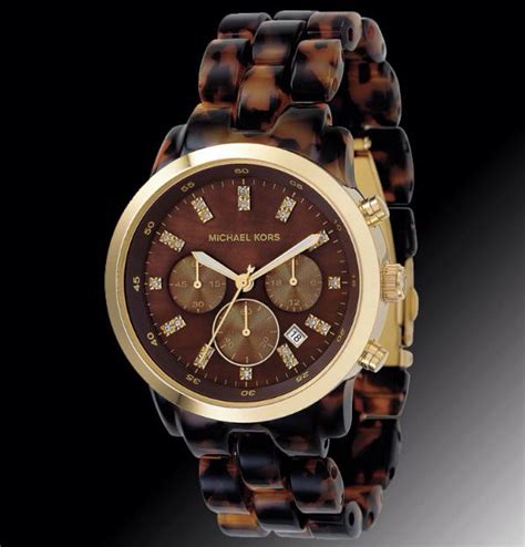 michael kors watch bling|Michael Kors leopard print watch.